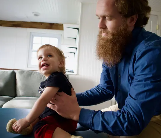 OMT Dr treating a small child