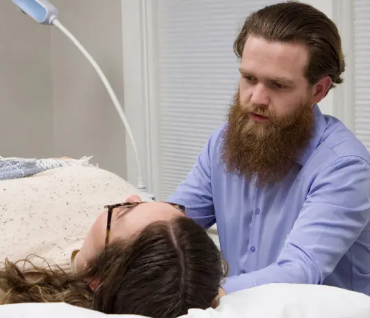 Woman with Osteopathic Doctor
